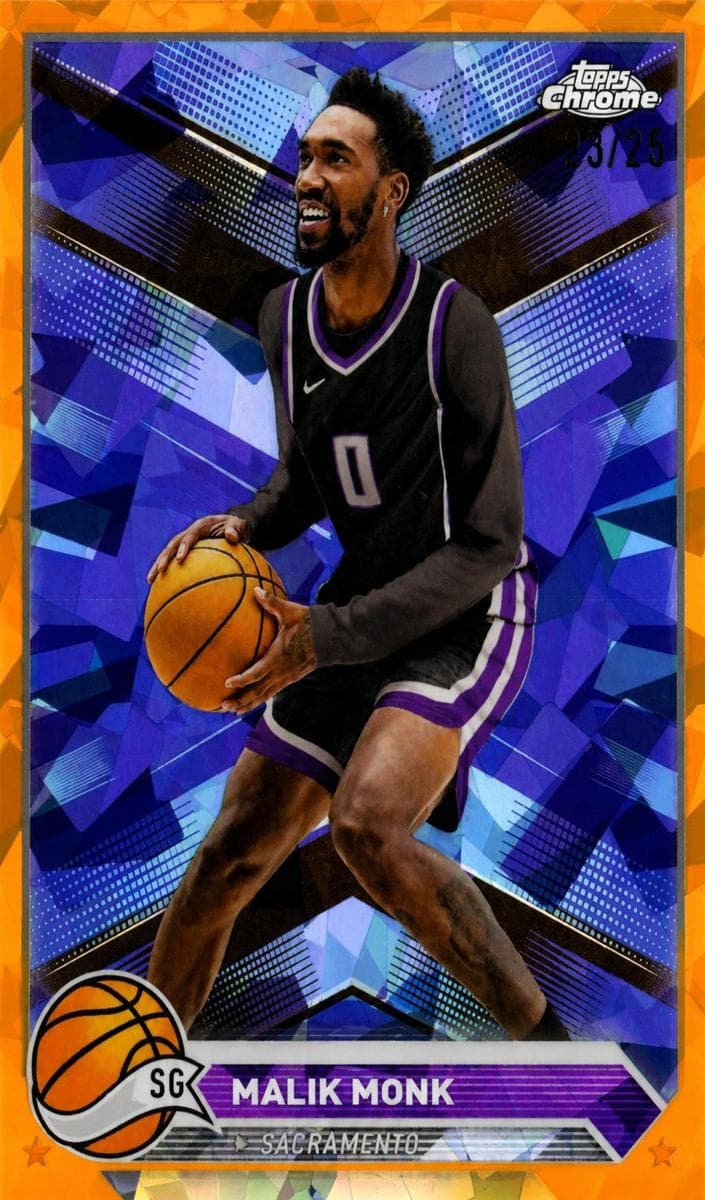 Malik Monk 2023 topps Topps Chrome Sapphire Edition