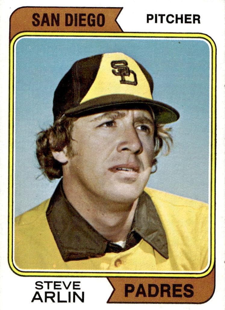Steve Arlin 1974 topps Topps