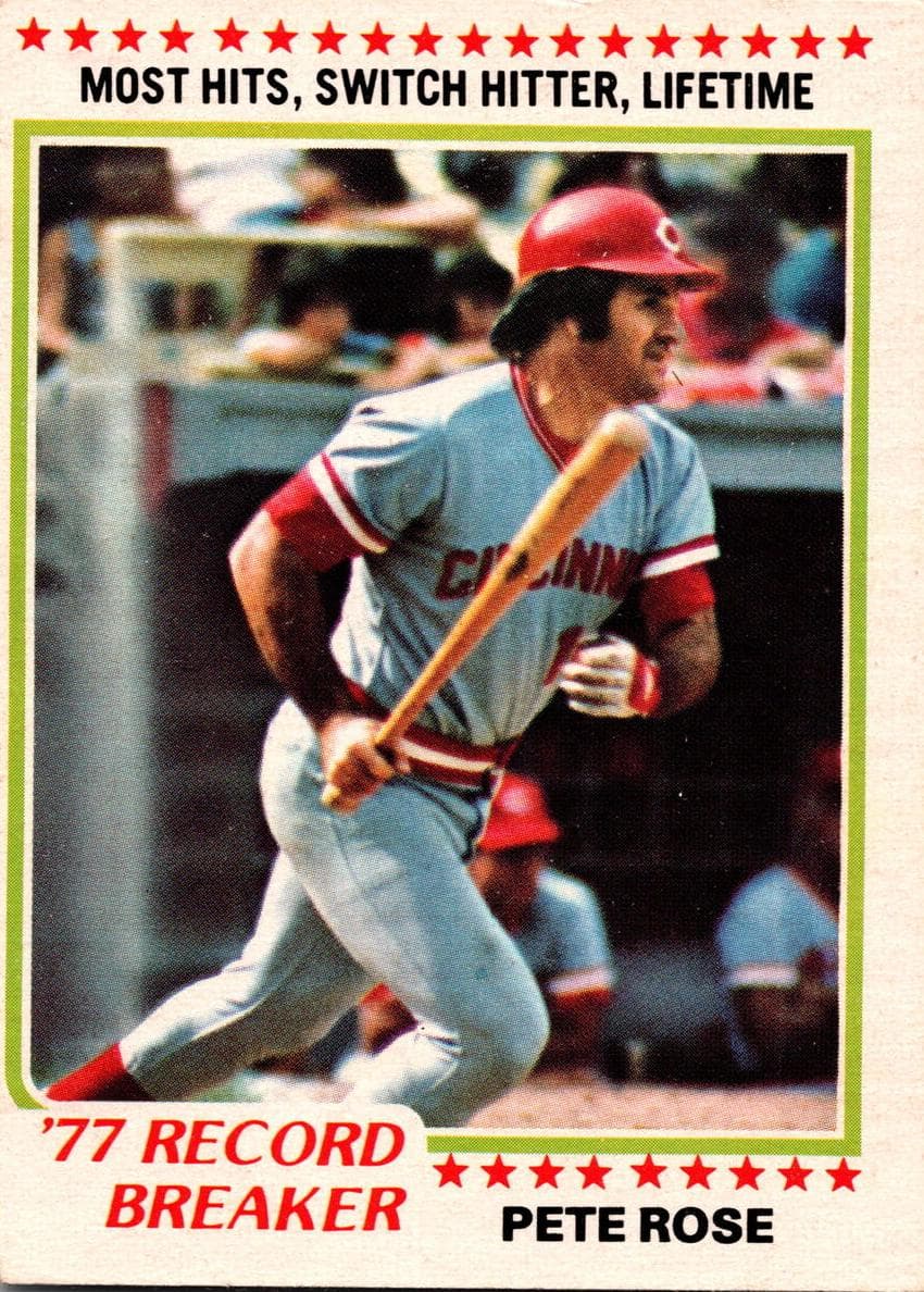 Pete Rose 1978 topps O-Pee-Chee