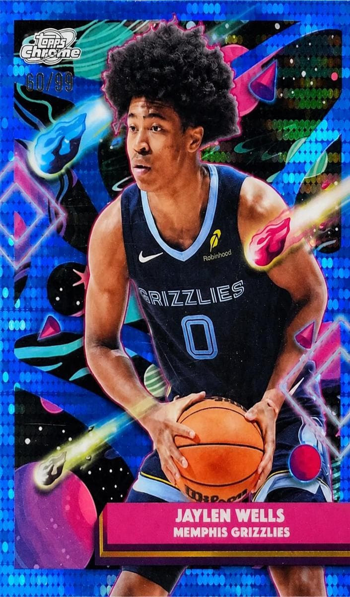 Jaylen Wells 2025 topps Topps Cosmic Chrome