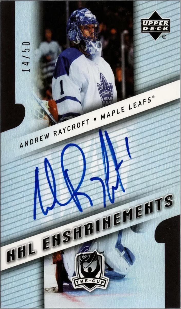 Andrew Raycroft 2006 upper-deck The Cup