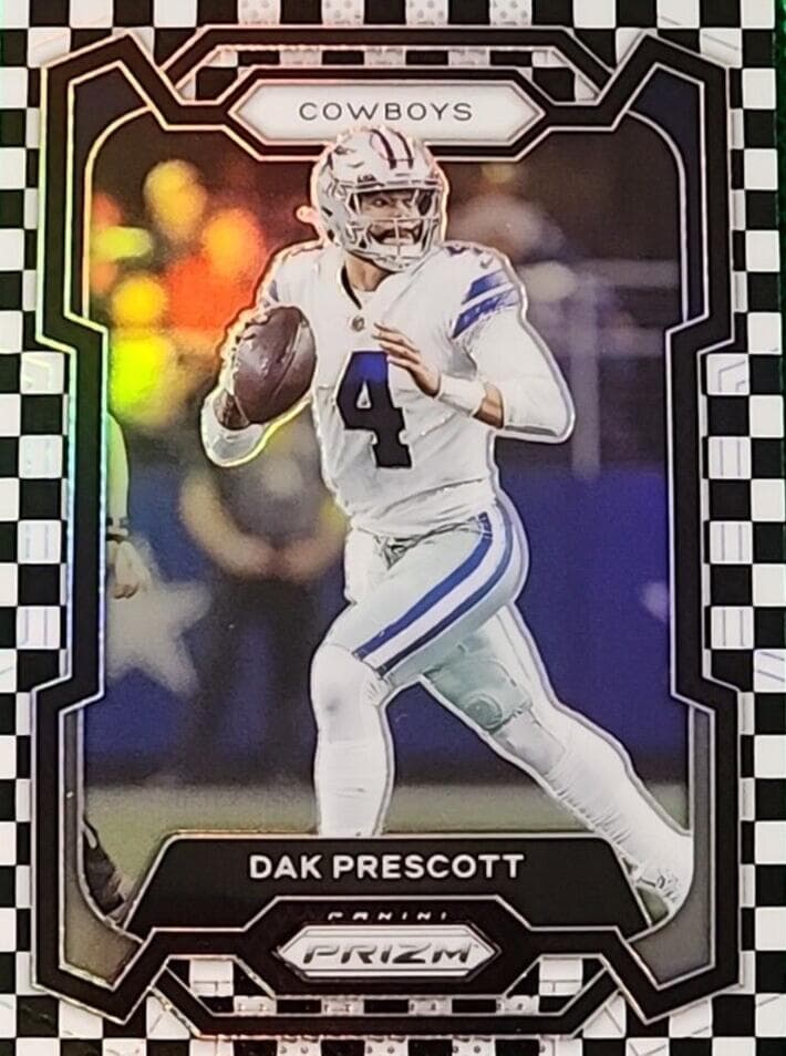 Dak Prescott 2023 panini Black White Night