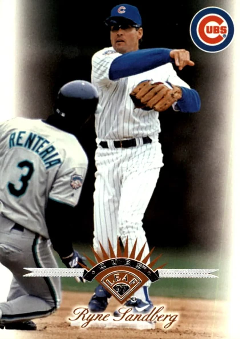 Ryne Sandberg 1997 leaf Leaf
