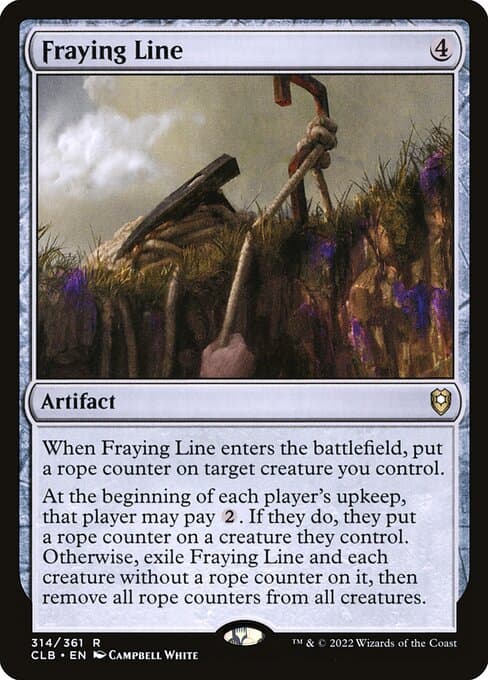 Fraying Line 2022 Magic: The Gathering Commander Legends: Battle for Baldur's Gate