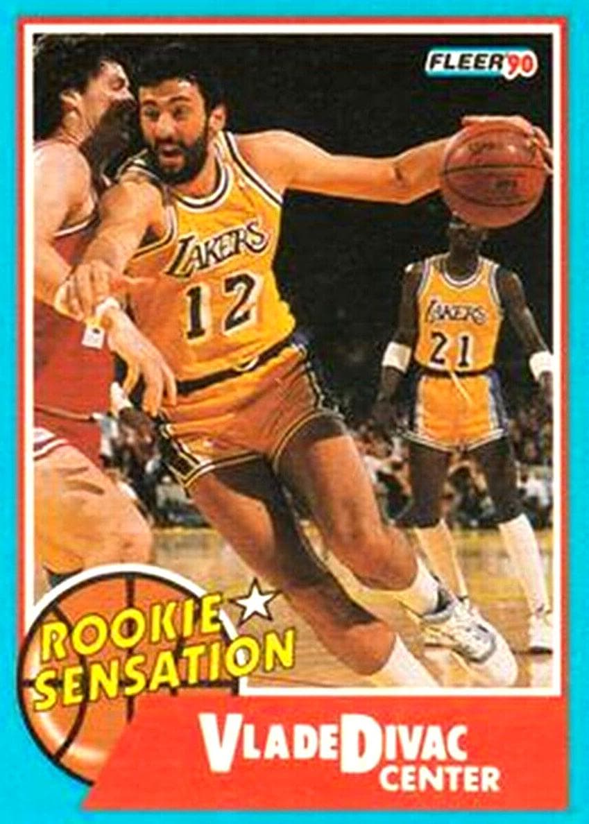 Vlade Divac 1990 fleer Fleer