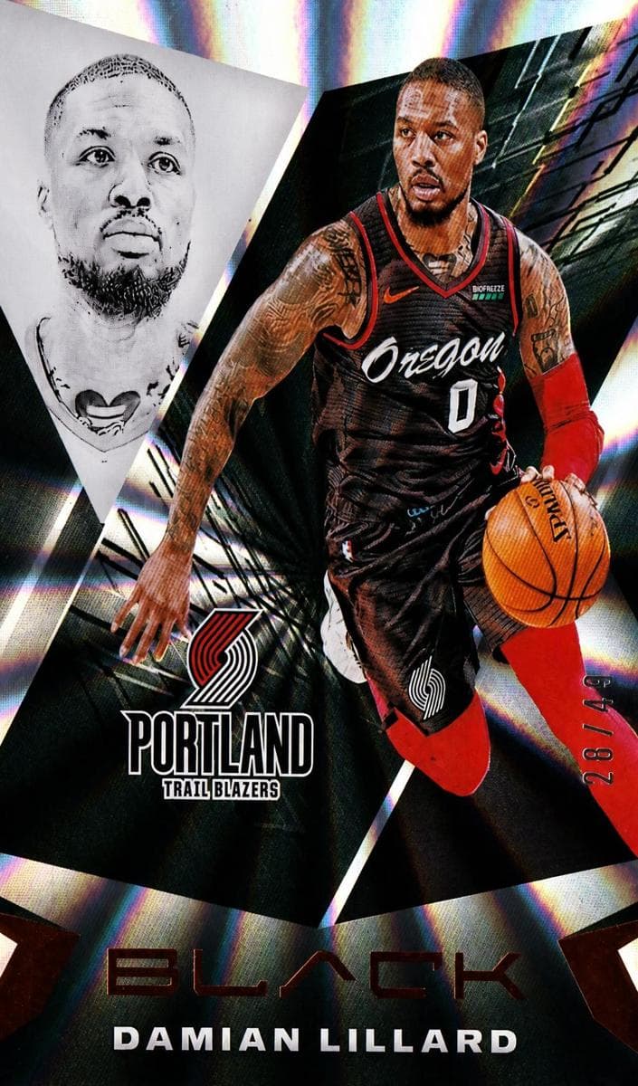 Damian Lillard 2020 panini