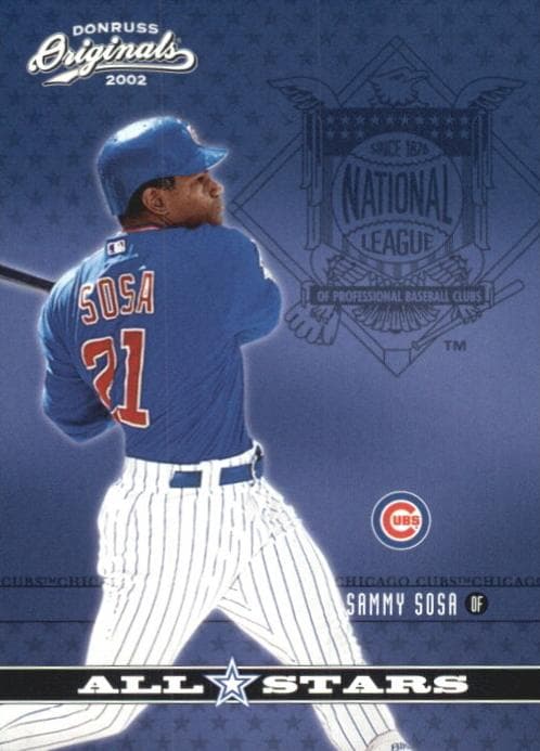 Sammy Sosa 2002 panini Donruss
