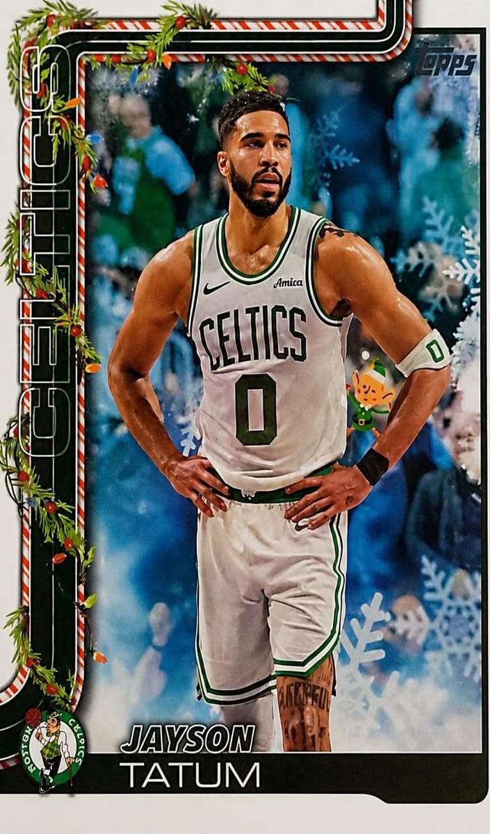 Jayson Tatum 2025 topps Topps Holiday