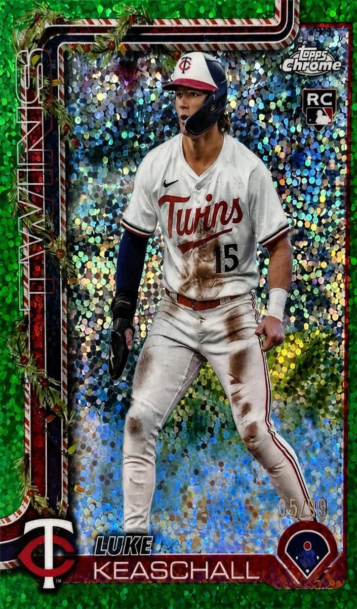 Luke Keaschall 2025 topps Holiday