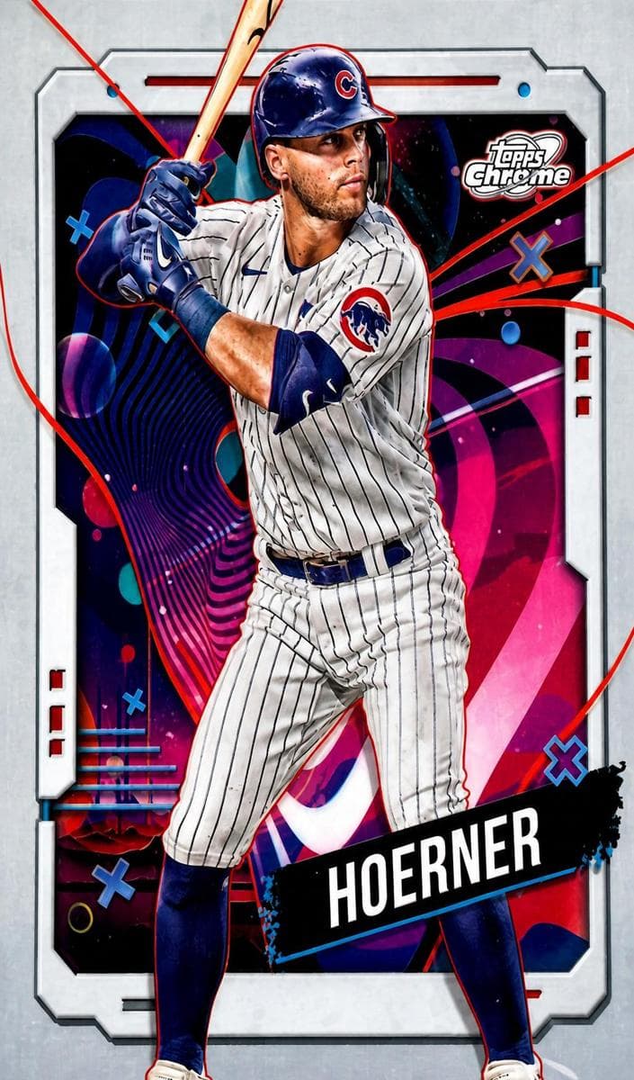 Nico Hoerner 2024 topps Topps Cosmic Chrome