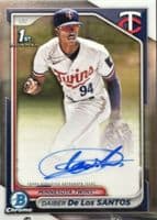 Daiber De Los Santos trading card
