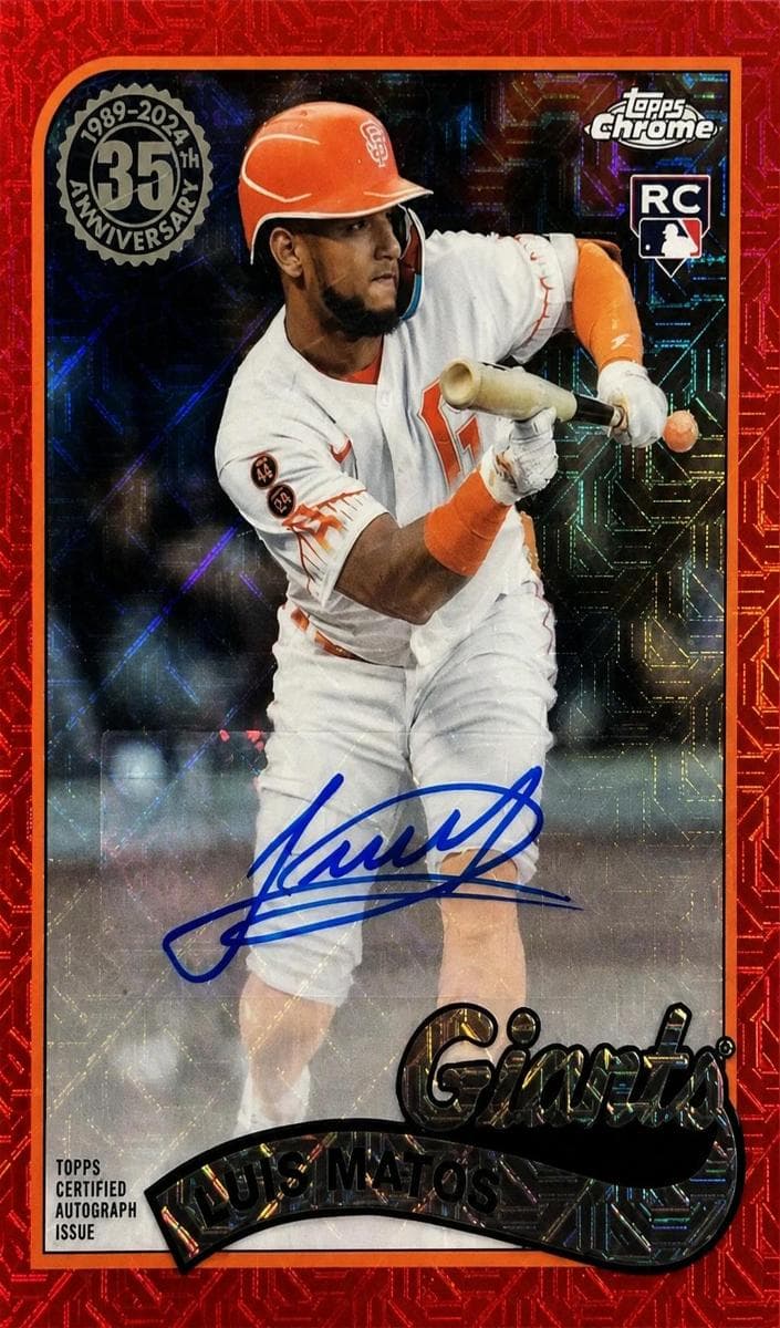 Luis Matos 2024 topps Topps