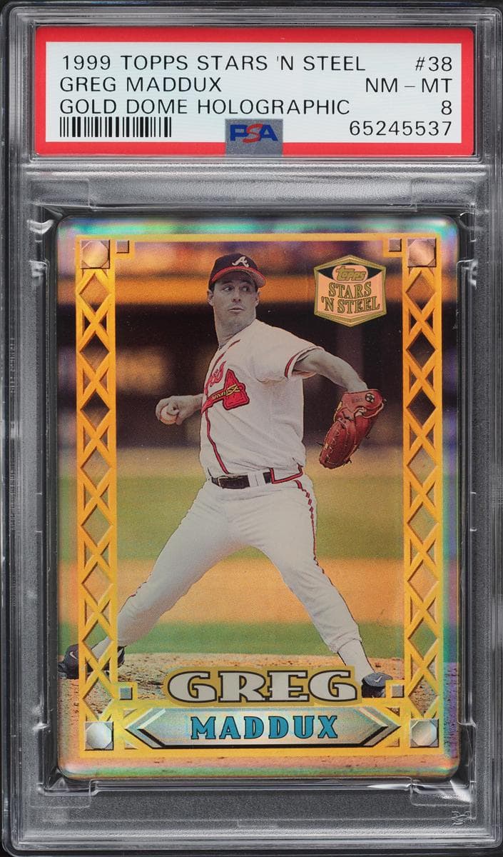 Greg Maddux 1999 topps Topps Stars 'N Steel