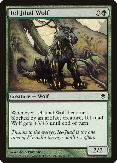 Tel-Jilad Wolf 2004 Magic: The Gathering Darksteel