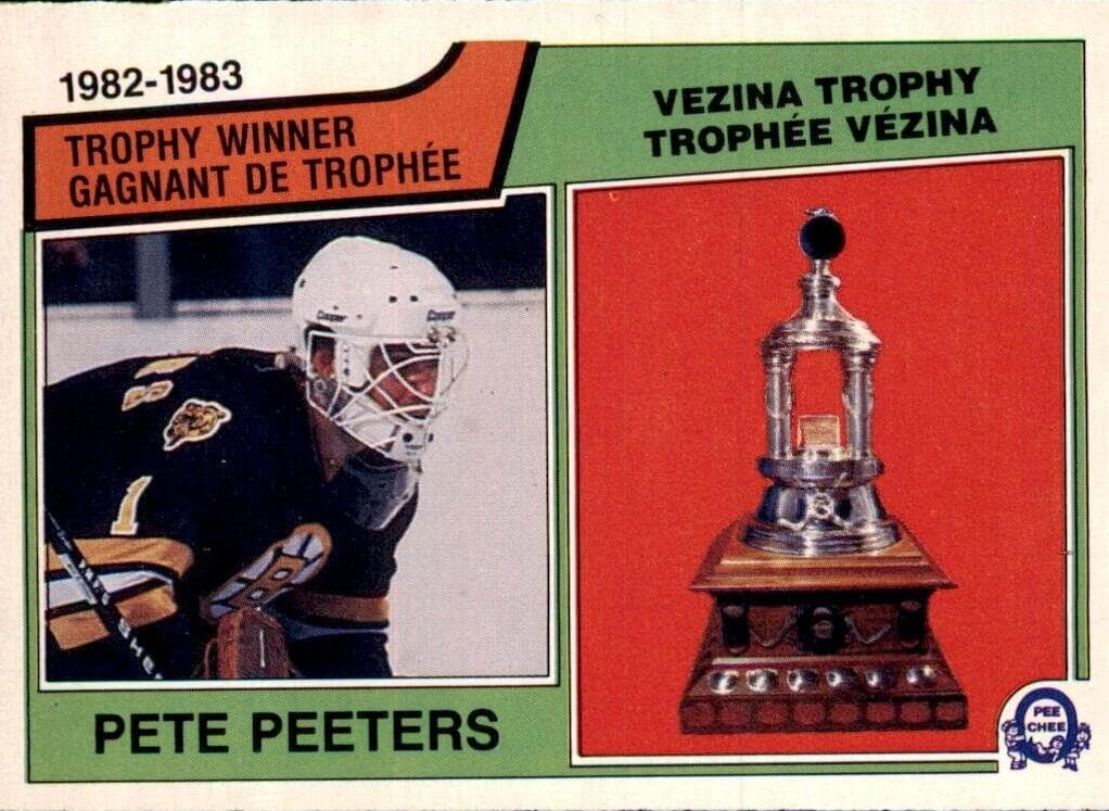 Pete Peeters trading card