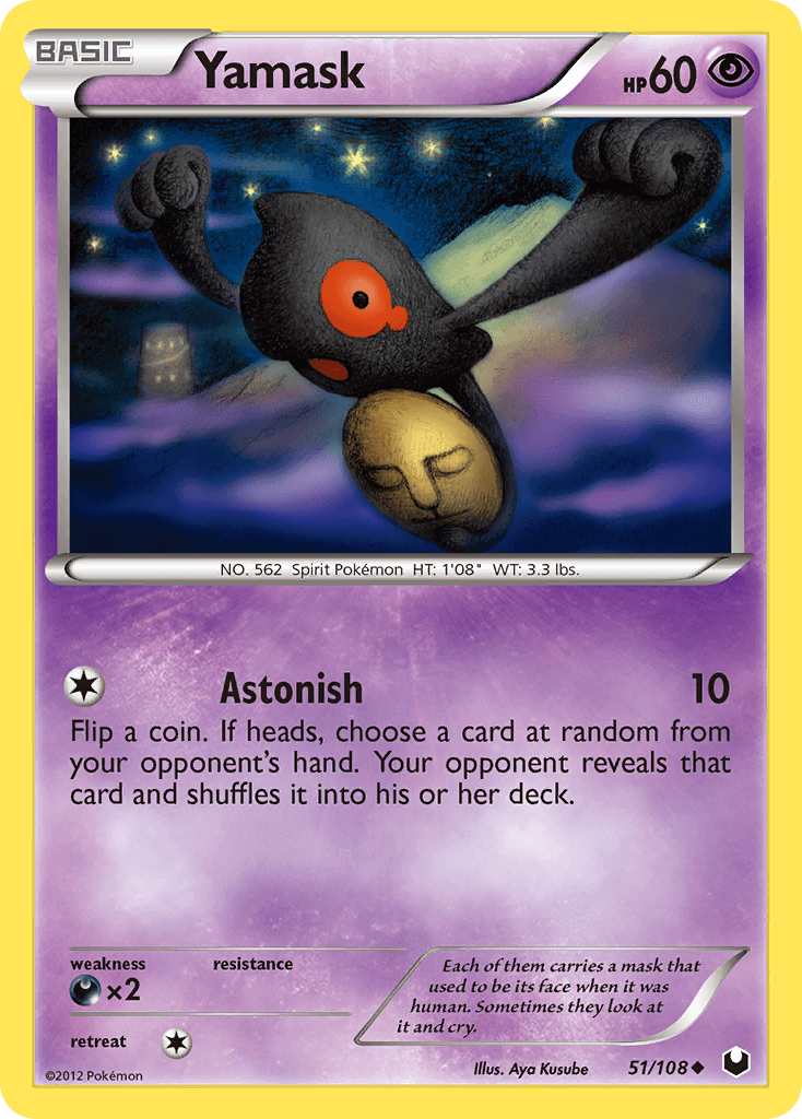Yamask 2012 Pokemon Dark Explorers