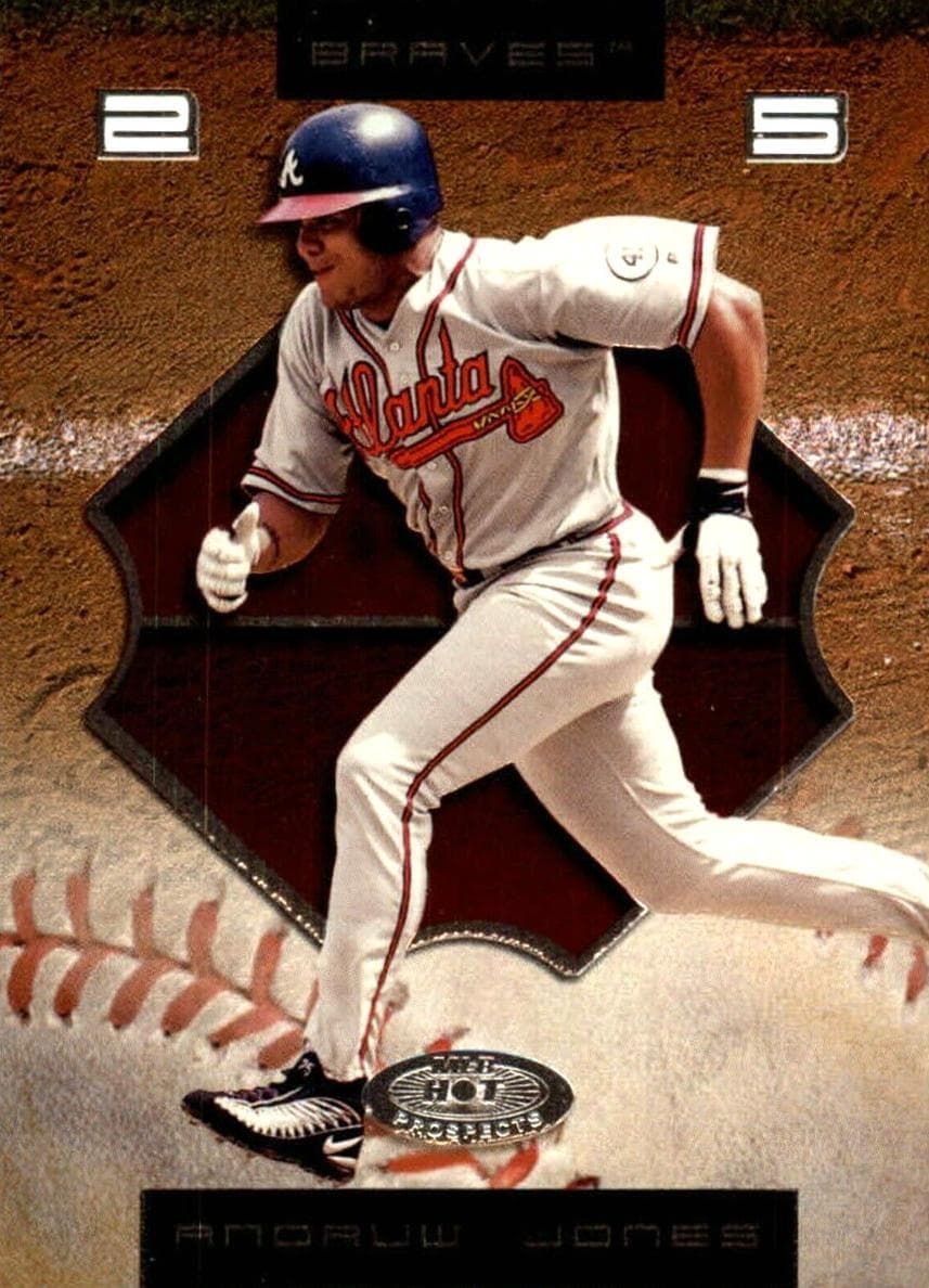 Andruw Jones 2002 fleer Fleer Hot Prospects