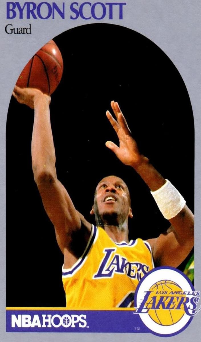 Byron Scott trading card