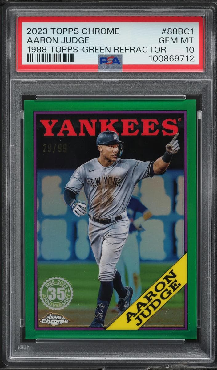 Aaron Judge 2023 topps Topps Chrome