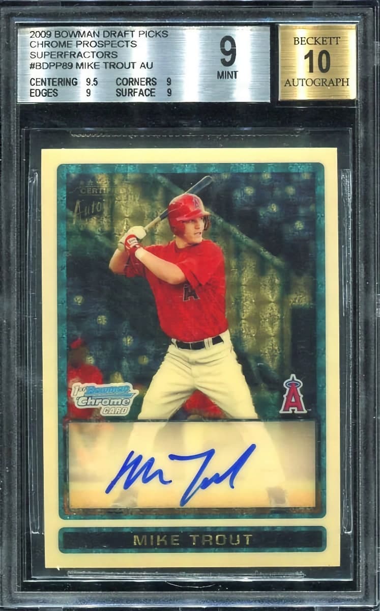 Mike Trout 2009 bowman