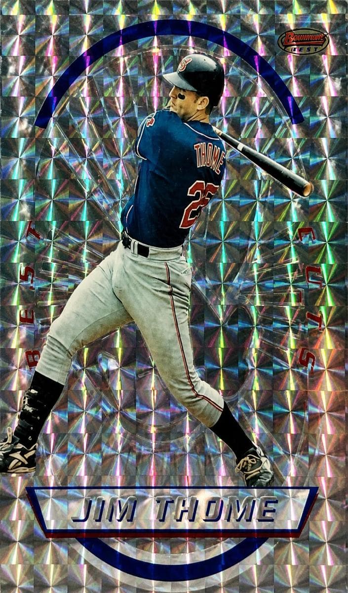 Jim Thome 1996 bowman Bowman's Best