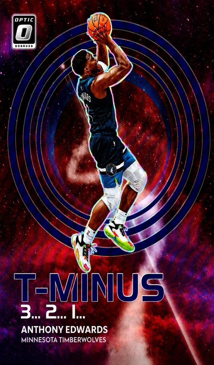 Anthony Edwards 2022 panini Donruss Optic
