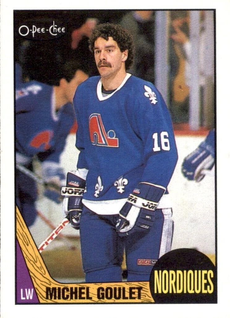 Michel Goulet 1987 topps O-Pee-Chee