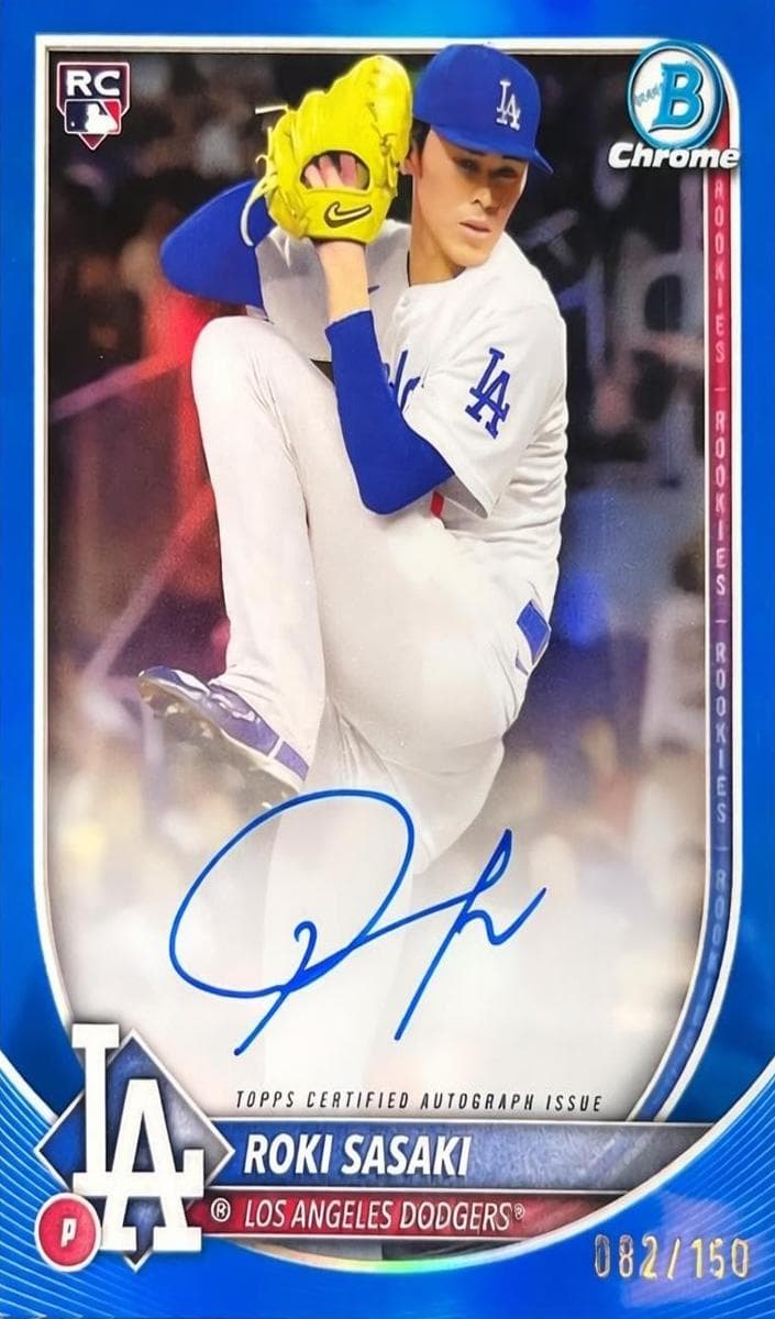 Roki Sasaki 2025 bowman Bowman