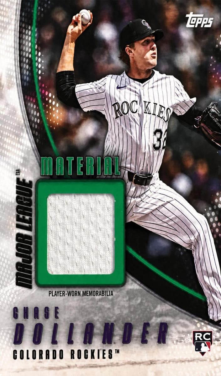 Chase Dollander 2025 topps Topps Update