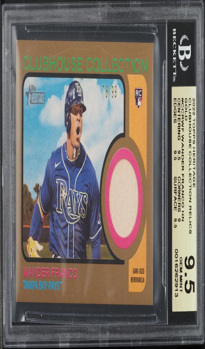 Wander Franco 2022 topps Topps Heritage
