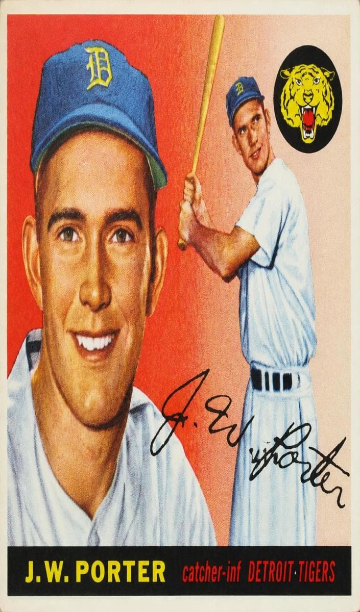 J.W. Porter 1955 topps Topps