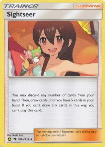 Sightseer trading card