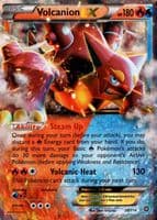 Volcanion EX trading card