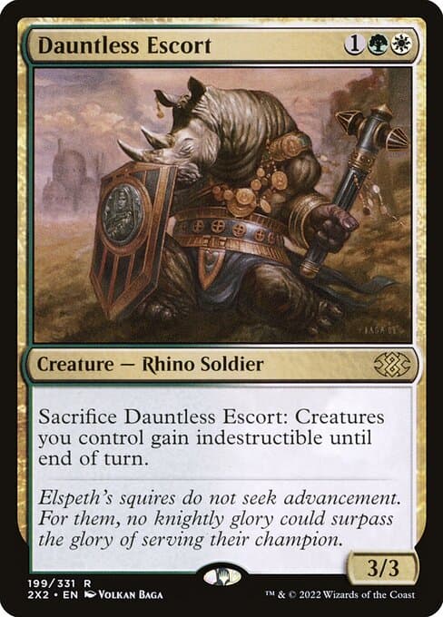 Dauntless Escort 2022 Magic: The Gathering Starter Commander Decks