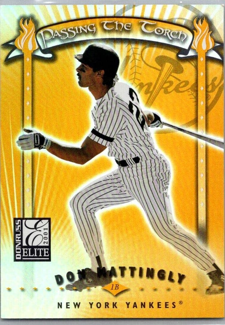 Don Mattingly / Todd Helton 2001 panini Donruss Elite