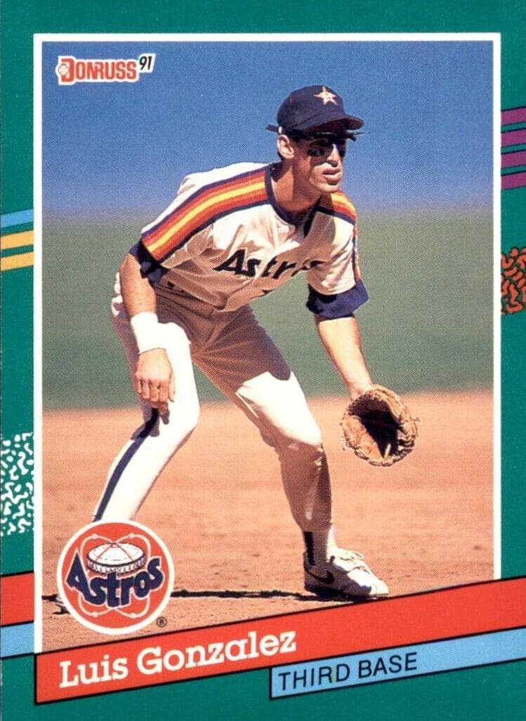 Luis Gonzalez 1991 panini