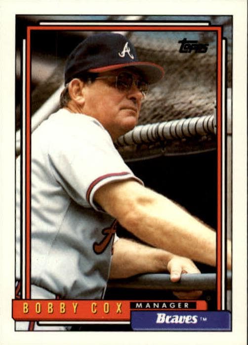 Bobby Cox 1992 topps