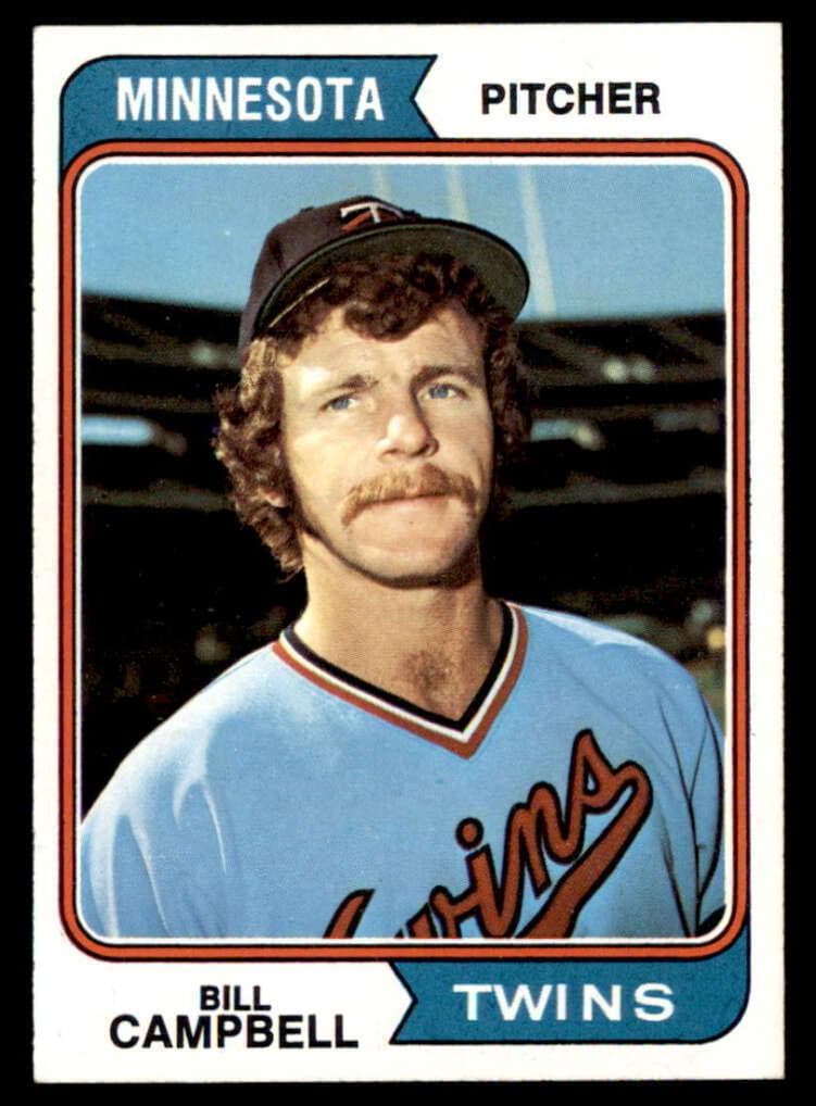 Bill Campbell 1974 topps Topps