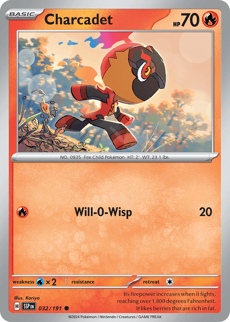 Charcadet 2025 Pokemon