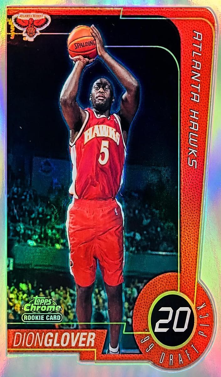 Dion Glover 1999 topps Topps Chrome