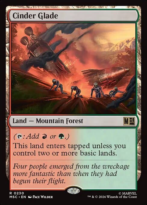 Cinder Glade 2019 Magic: The Gathering Commander 2019