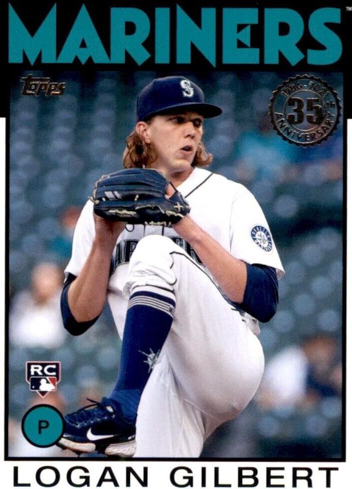 Logan Gilbert 2021 topps Topps Update