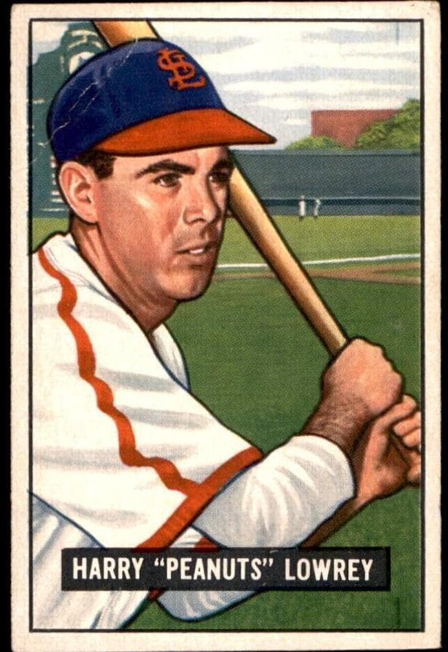 Peanuts Lowrey 1951 bowman Bowman