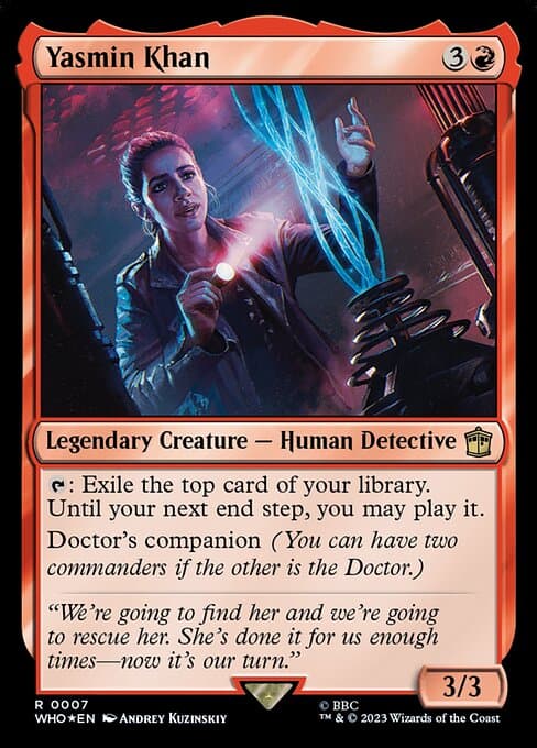 Yasmin Khan 2023 Magic: The Gathering Doctor Who