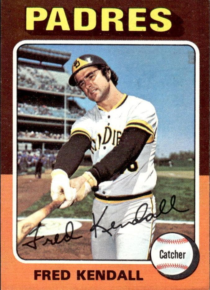 Fred Kendall 1975 topps Topps