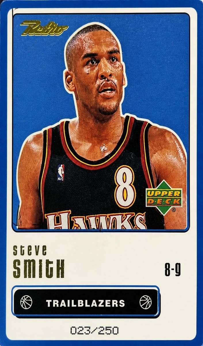 Steve Smith 1999 upper-deck Retro