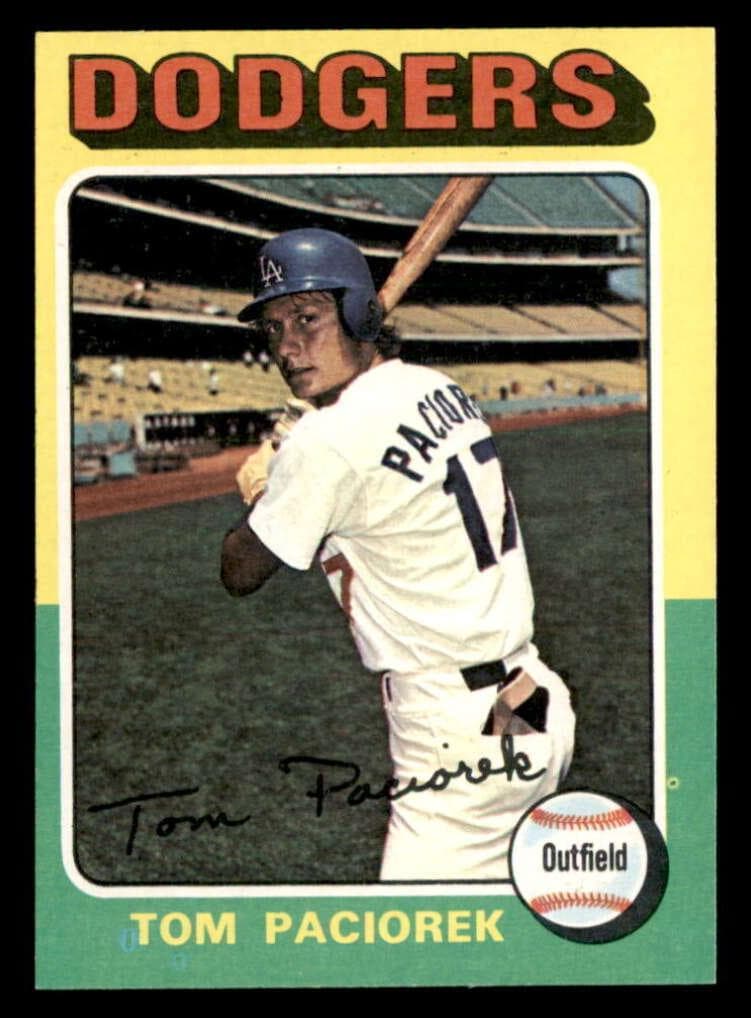Tom Paciorek 1975 topps Topps