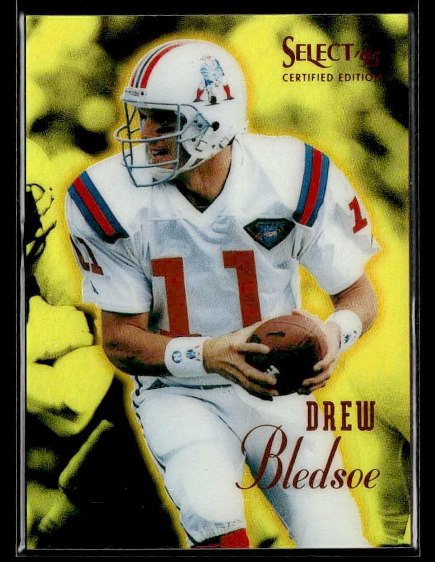 Drew Bledsoe 1995 panini Certified Football Mirror Gold