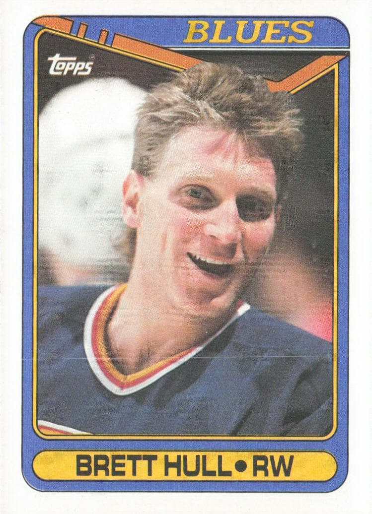 Brett Hull 1990 topps Topps