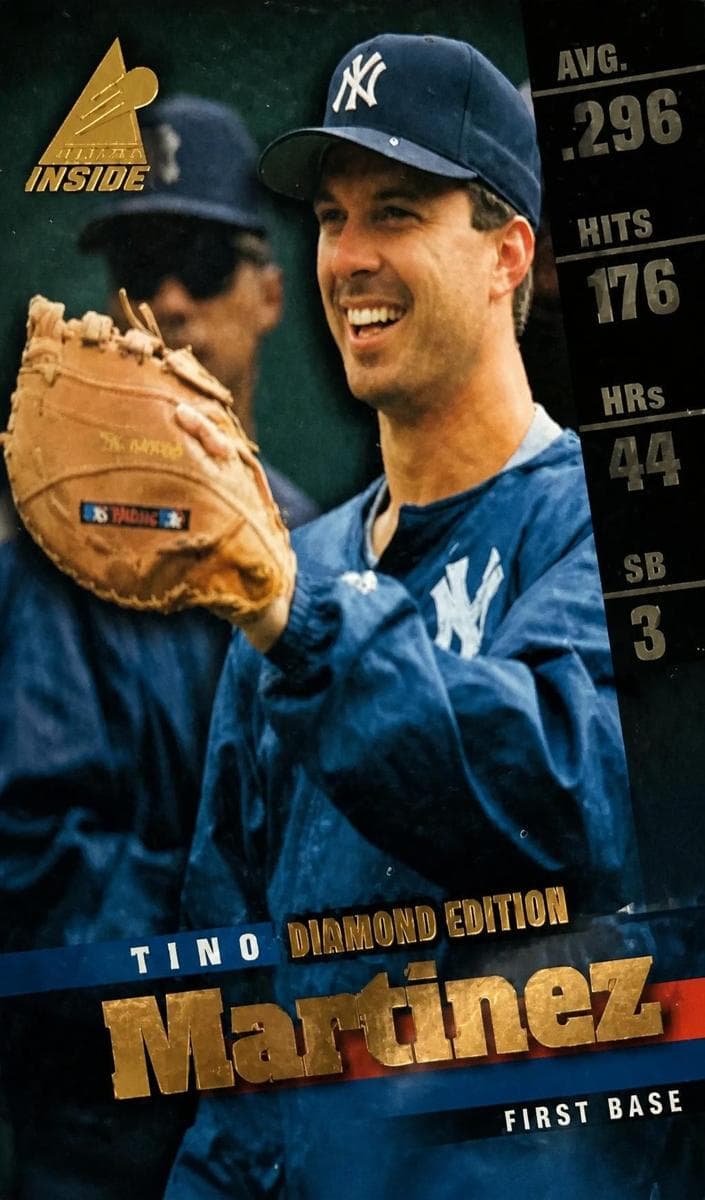 Tino Martinez 1998 unknown Pinnacle Inside
